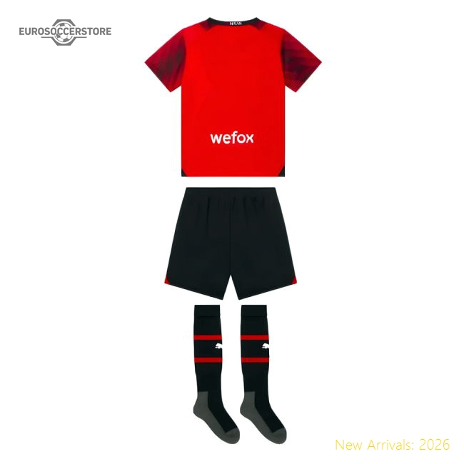 Top-Quality Best-Selling 2023-2024 Ac Milan Home Mini Kit
