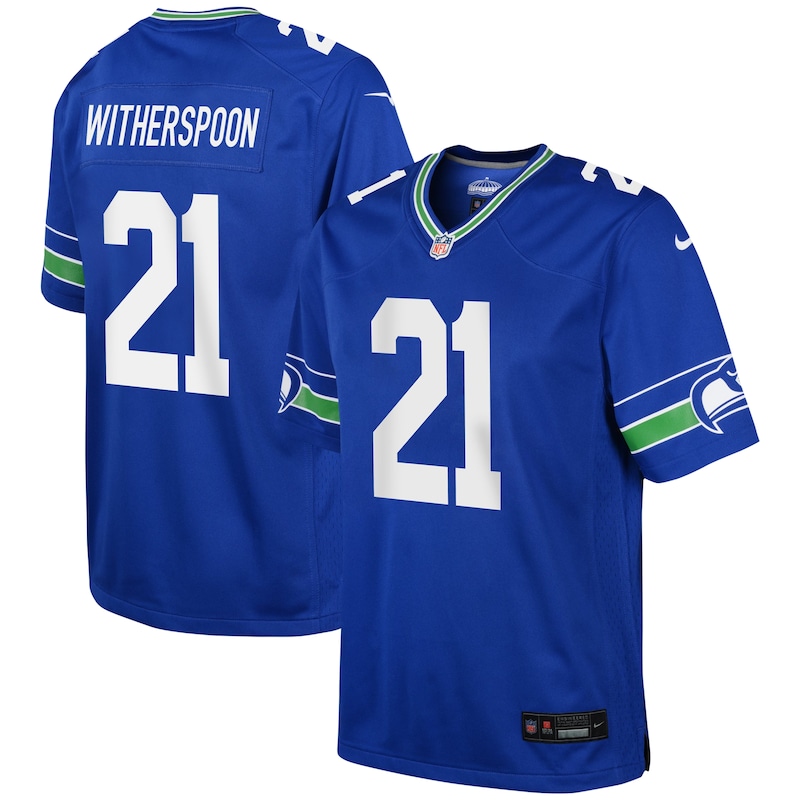 None Devon Witherspoon SEA Seahawks Powerful Elite Jersey Game Day Wea