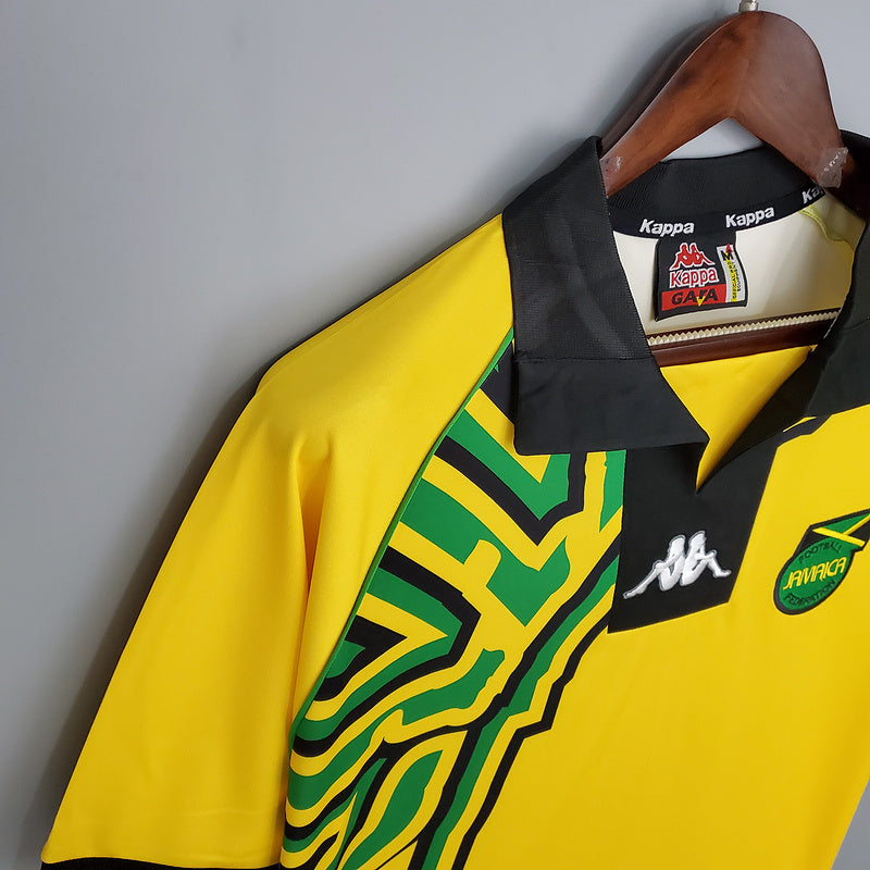 1998 Jamaica Away kit yellow