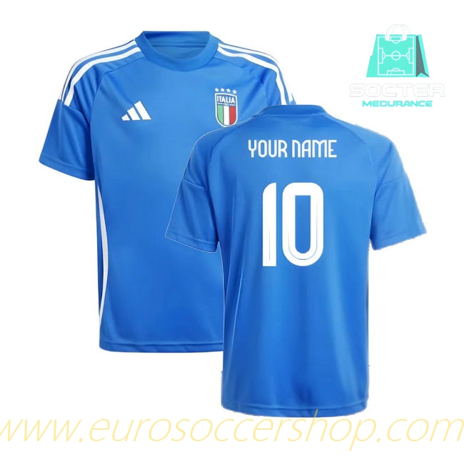 2024-2025 Season Italy Home Football Shirt Kids Edition