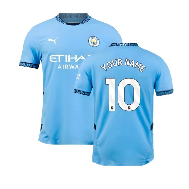 2024-2025 Man City Authentic Home Shirt for