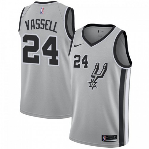 Top-Grade Spurs #24 Devin Vassell 2024 Statement NBA Swingman Jersey
