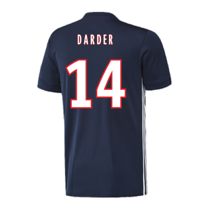2017-18 Olympique Lyon Away replica jersey - quick-dry performance