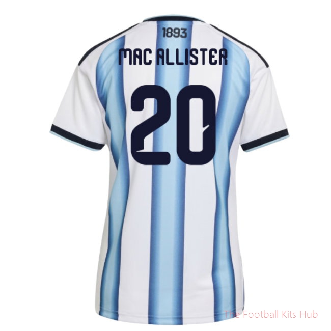 [JED] 2026/27 Argentina Home Shirt (Womens) (Mac Allister 20)
