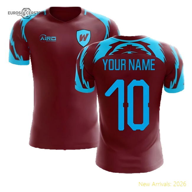 Premium 2025-2026 West Ham Home Concept Football Shirt (your Name)
