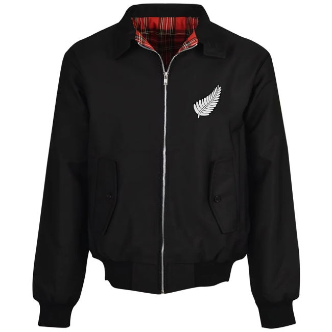 Quality New Zealand 1980 Ruby Black Harrington Jacket Kit