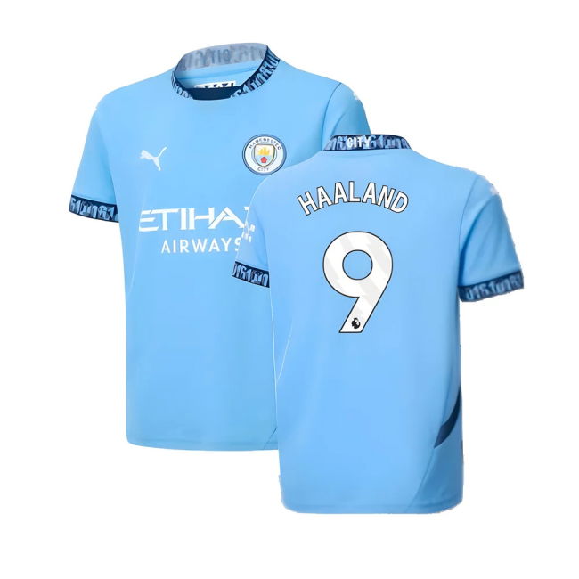 Official Licensed Licensed Football Man City Home Shirt Kids Haala...