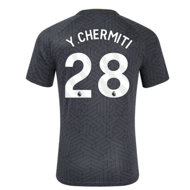 Authentic Everton Away Y.chermiti Jersey 2024-2025 Comfortable