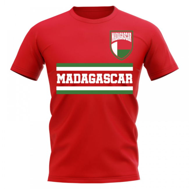 Elite Madagascar Core Football Country T-Shirt (Red) Aero-Dynamic