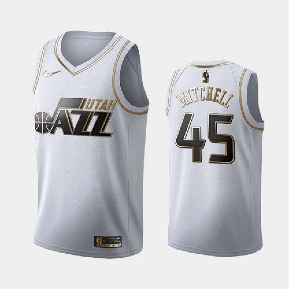 Game-Ready Men's Utah Jazz #45 Donovan White Basketball Jersey