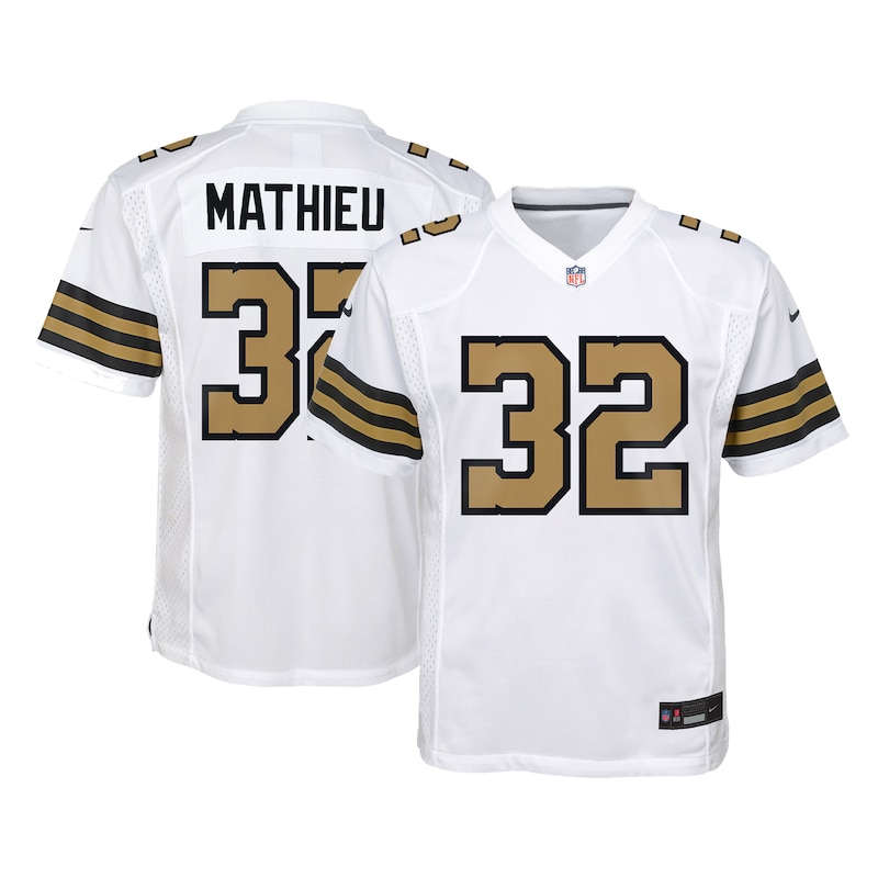 None Tyrann Mathieu NO Saints Championship Professional Jersey