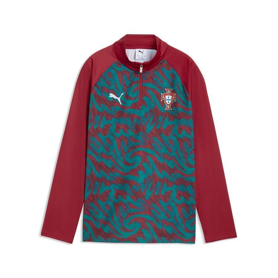 [EFKS] 2026 Portugal Pre Match Zip World Cup Club Red/Green Lagoon Training Kids