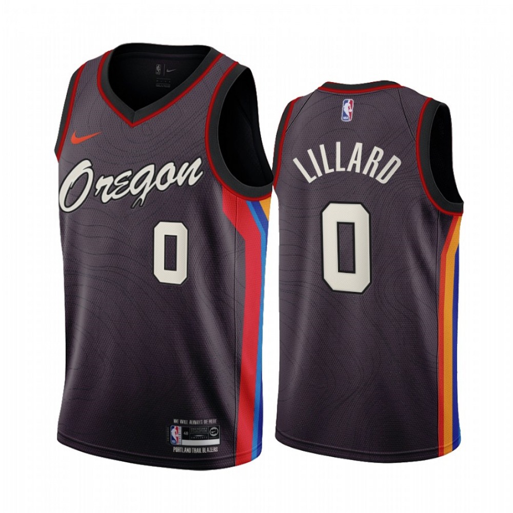 Performance Contemporary Men's POR #0 Damian None Basketball Jersey