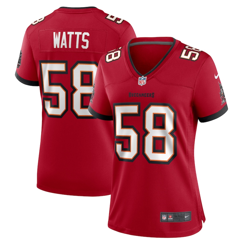 None Markees Watts Tampa Bay Buccaneers Football Franchise Fan Apparel