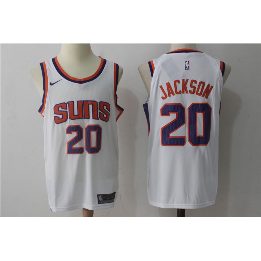 Men's Phoenix Suns #20 Josh Jackson White Stitched NBA Jersey