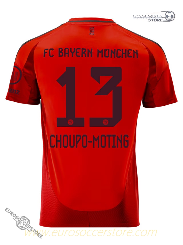 Bayern Munich's 24-25 Home Jersey No.13 worn by Choupo-Moting