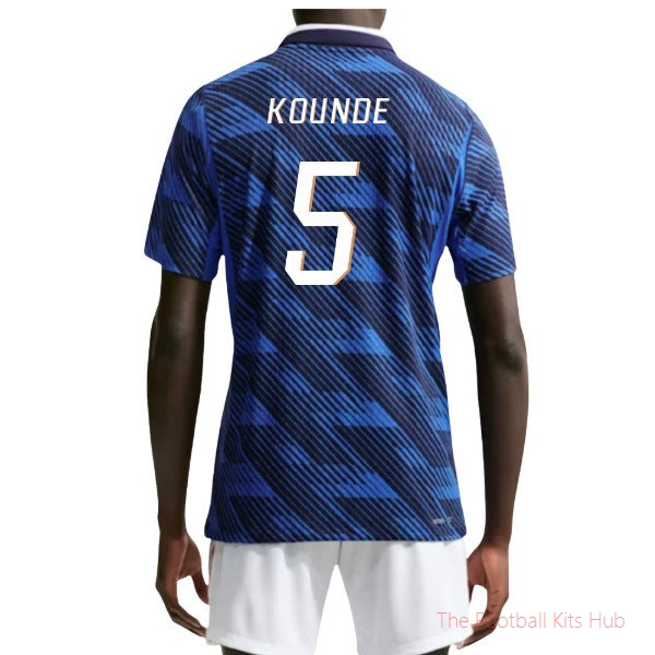 Breathable France Aero-Fit Match 2026-2027 Home Shirt (Kounde 5)