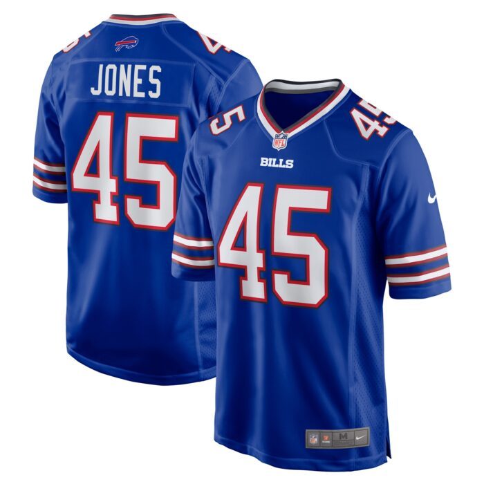 None Men's BUF Bills Bold Elite Jersey Football Apparel
