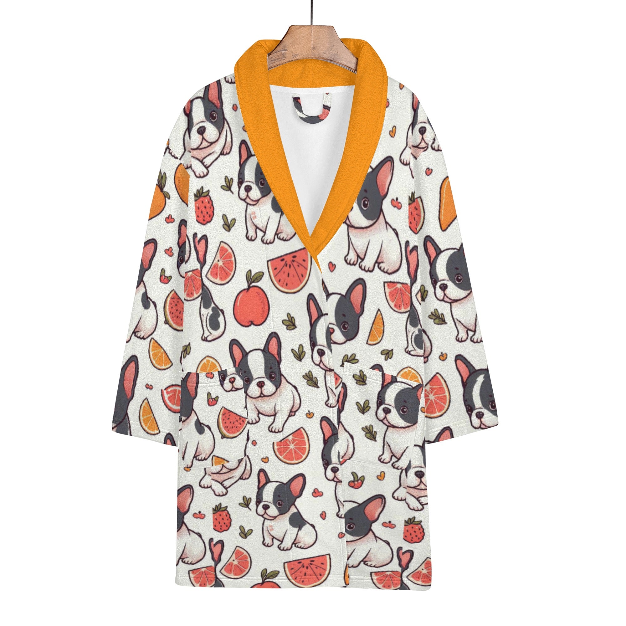 Pet-Lover Comfortable Coco - Women Bathrobe for French Bulldog Lovers