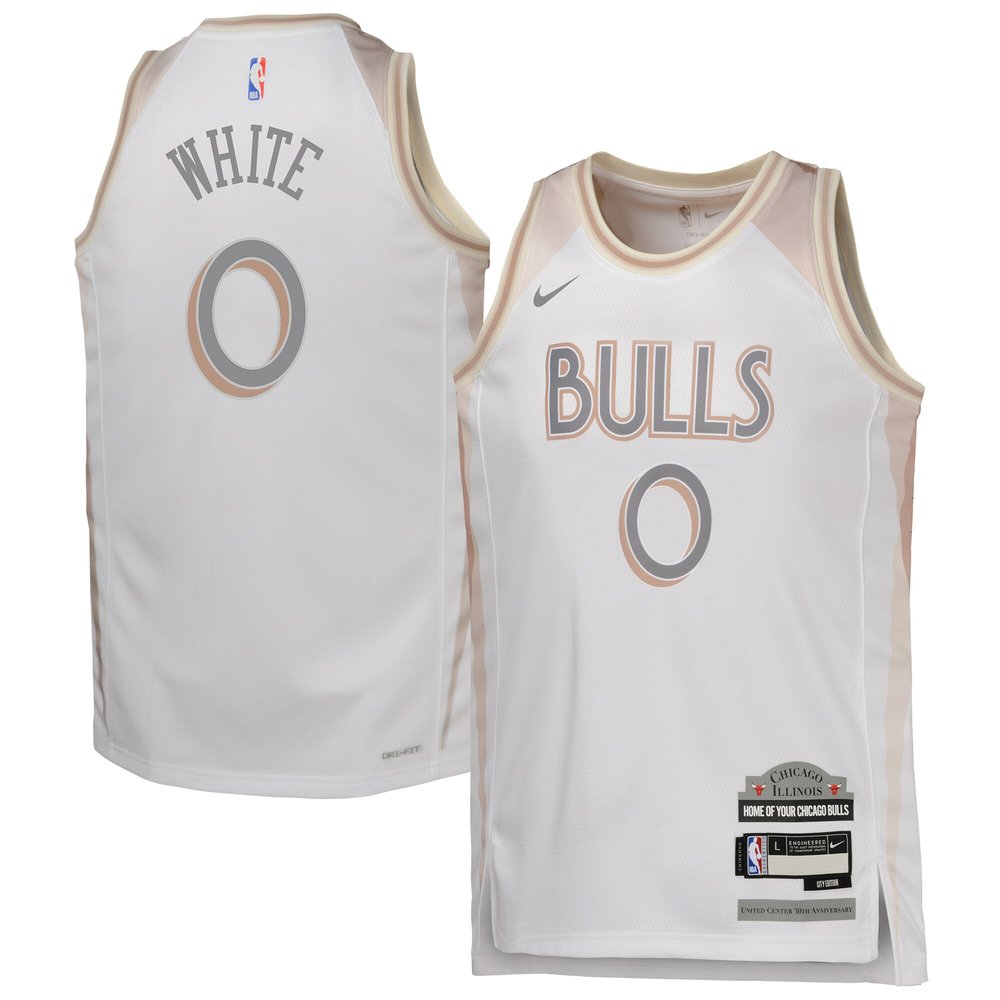 Elite Chicago Bulls Jersey White City Edition - Must-Have Jersey