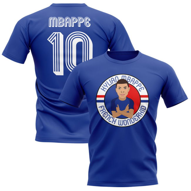 Authentic Kylian Mbappe France High Tournament Match High Quality