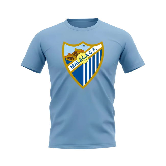 Malaga Badge T-Shirt (Sky Blue) Jersey Jersey - Top - Premium- FanLove