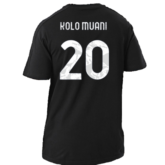 2024-2025 Black And Whites Dna Tee (black) (kolo Muani 20)