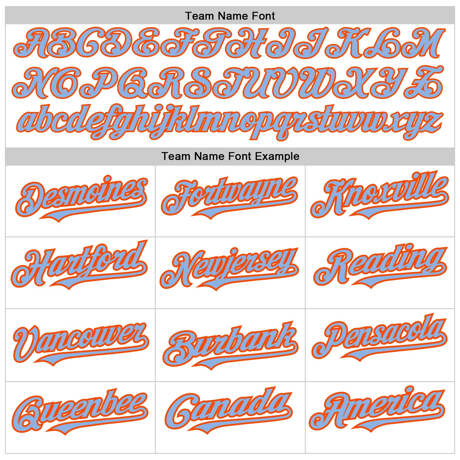 Custom White Pinstripe Light Blue-Orange Authentic Fade Fashion Baseball Jersey