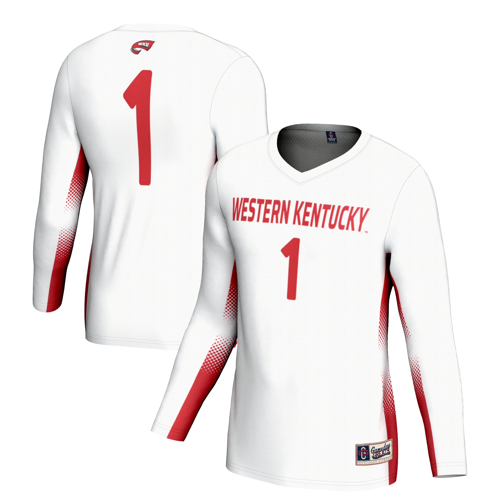 [NJP] Western Kentucky Hilltoppers GameDay Greats Lightweight Women's Volleyball Jersey - White