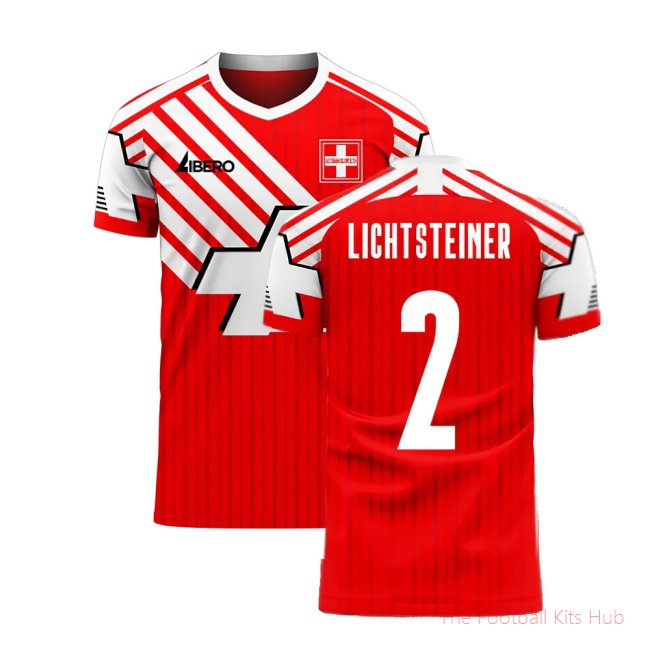 [LK] Switzerland 2025/26 Retro Football Kit (Libero) (LICHTSTEINER 2)