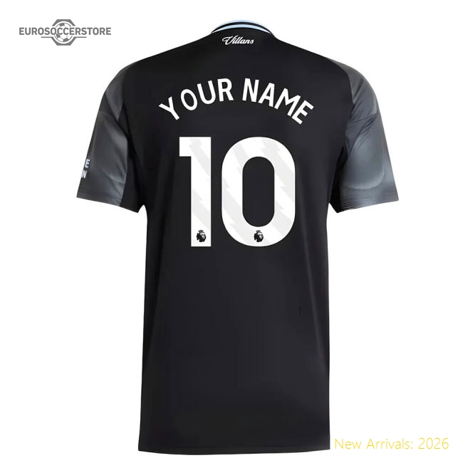 Official 2025-2026 Aston Villa Away Shirt (your Name) - Premium