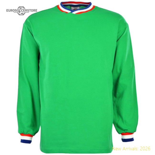 Premium-grade St Etienne Long Sleeve Retro Football Shirt