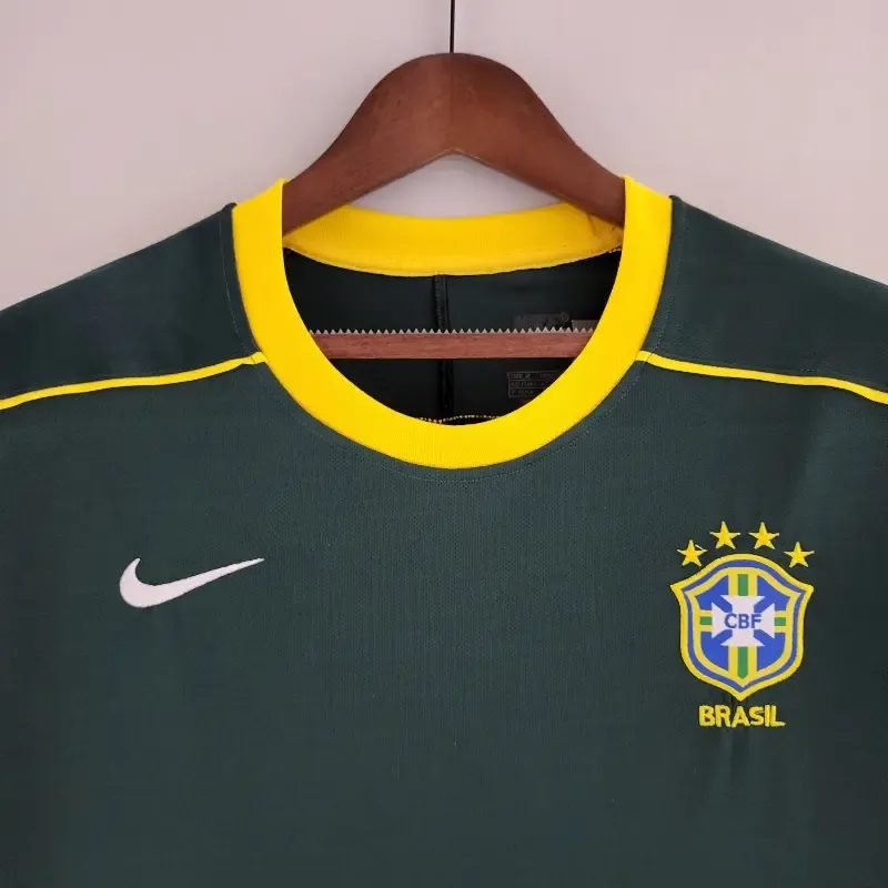 Cheap 1998 Brazil Goalkeeper Soccer retro kit