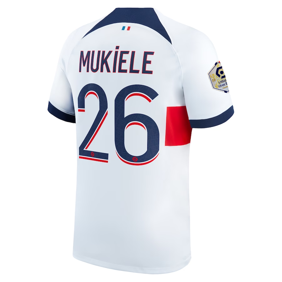 Paris Saint‑Germain FC Mukiele 2023-2024 Lig Away Jersey – Authentic Shirt
