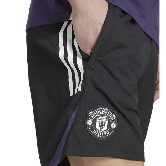 2025-2026 Man Utd Downtime Shorts (Black)