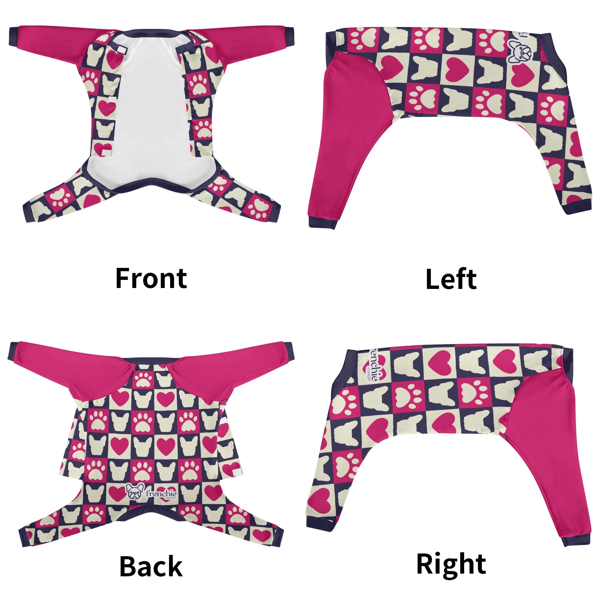 French Bulldog Chanel Frenchie Pajamas – Ultra Soft, Cozy, & Adorably