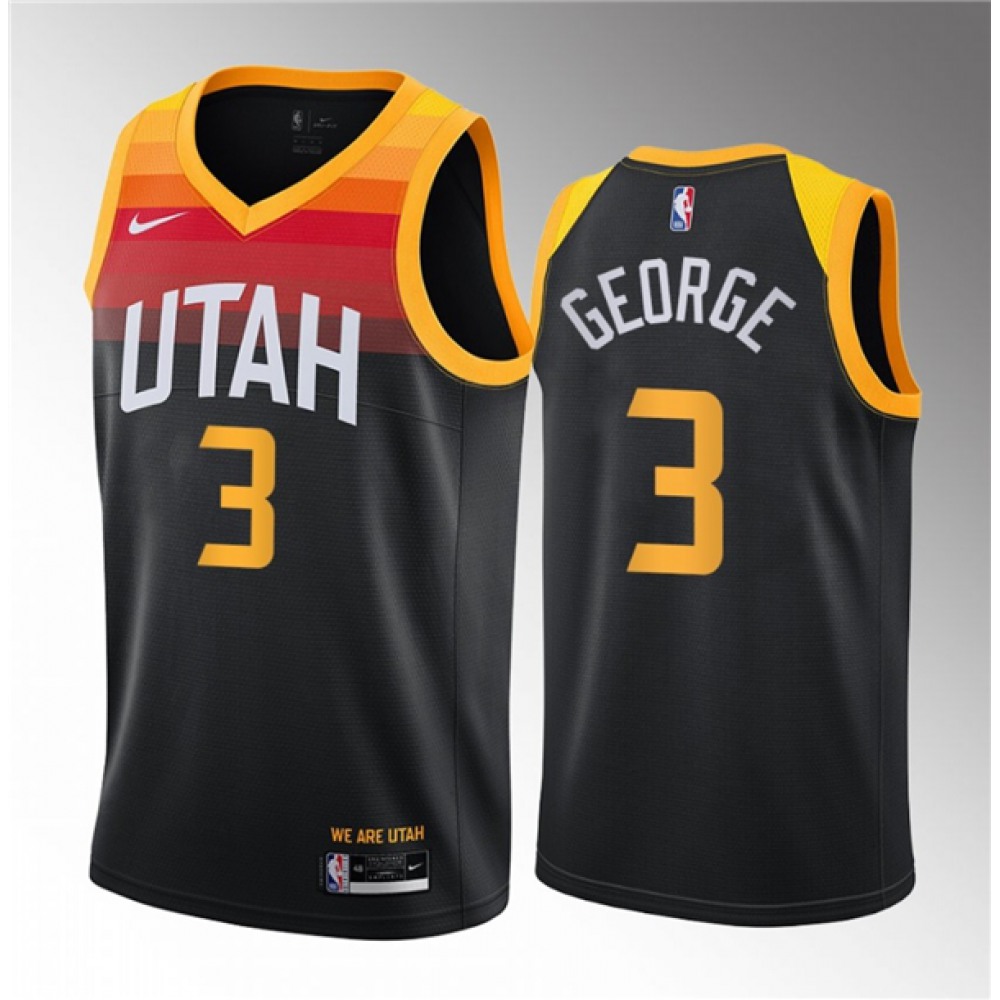 Game Day Genuine Men's Utah Jazz #3 Keyonte Black Basketball Jersey