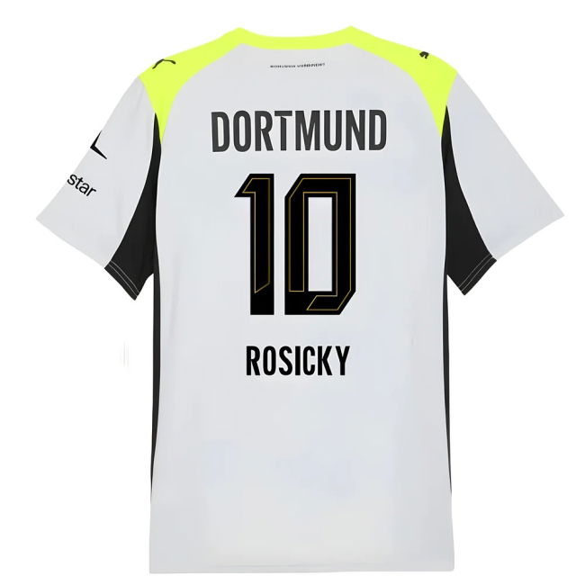 Genuine 2025-2026 Borussia Dortmund Bundesliga Germany Away Shirt