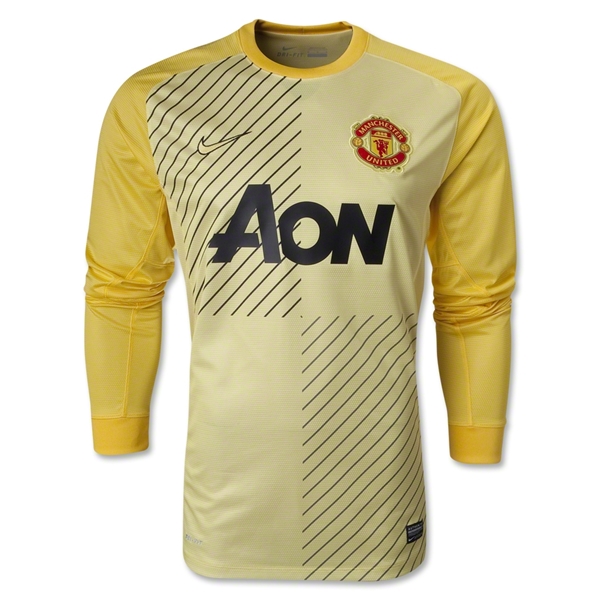 13-14 Manchester United Goalkeeper Long Sleeve Jersey Shirt -
