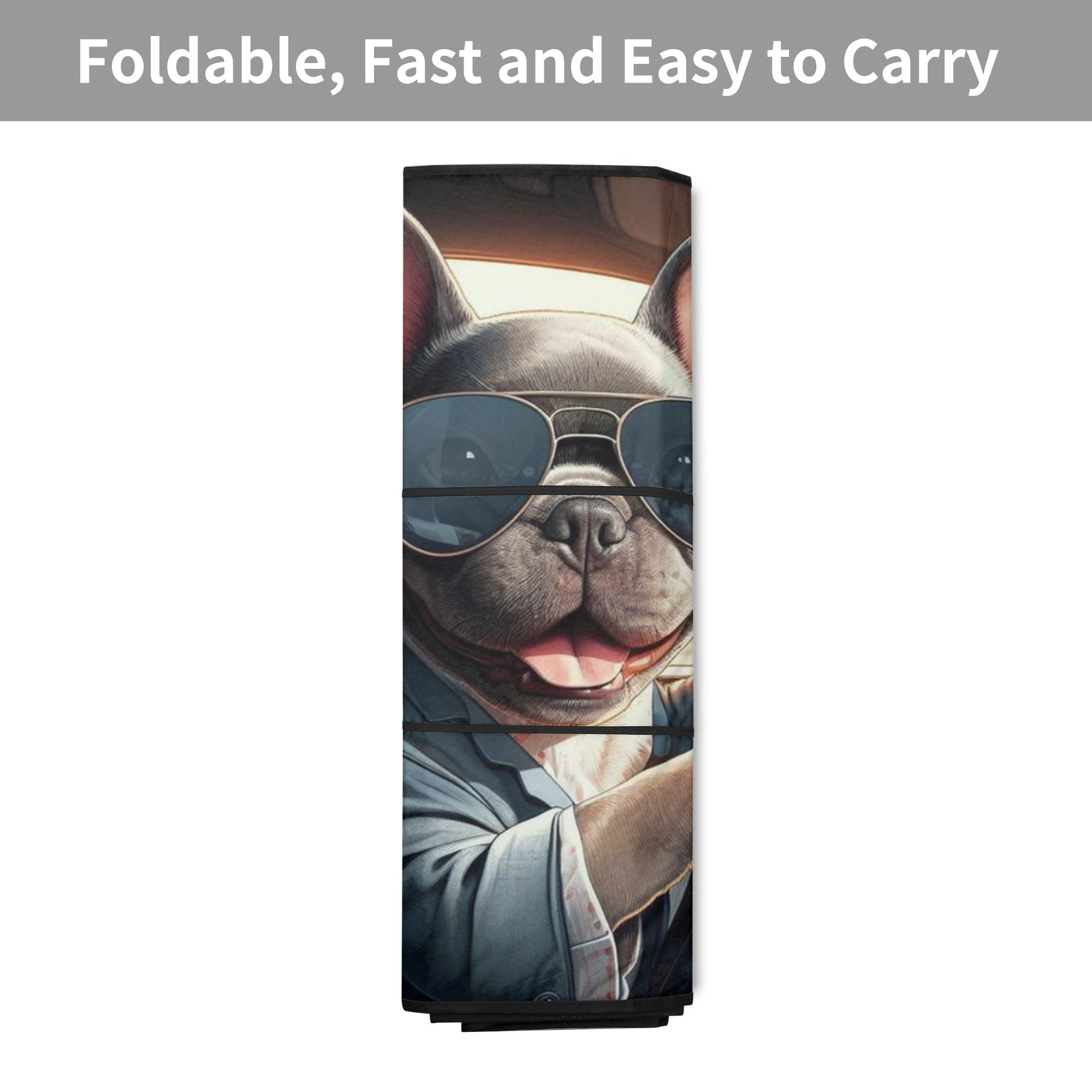 Fashion-Forward Everyday Lola - Car Auto Sun Shade for Pet Enthusiasts