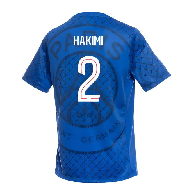 Authentic Design Psg Hakimi #2 Modern Style Avid Football Kit