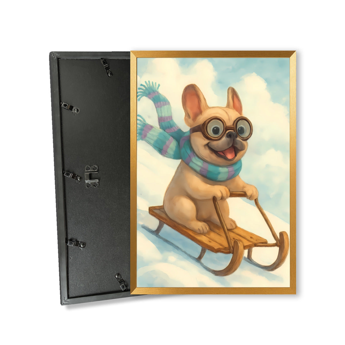 Framed Poster • Wall Decoration For Frenchie Fans | Durable Build