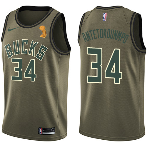 Bucks Green Giannis Antetokounmpo #34 Nike Jersey - Reasonably Priced