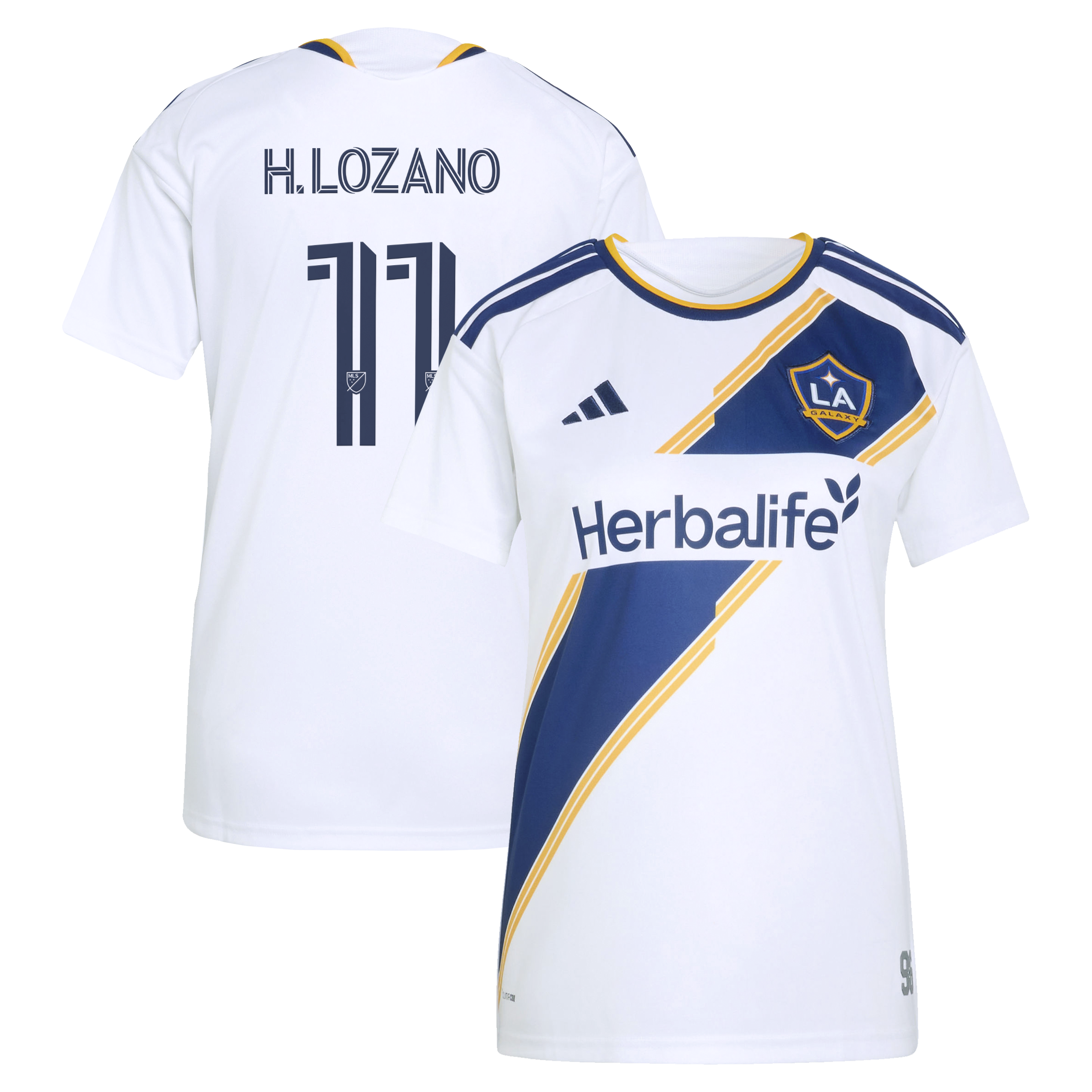 [SJH] Hirving Lozano LA Galaxy Women's 2026 The VeloCITY Kit Replica Jersey - White