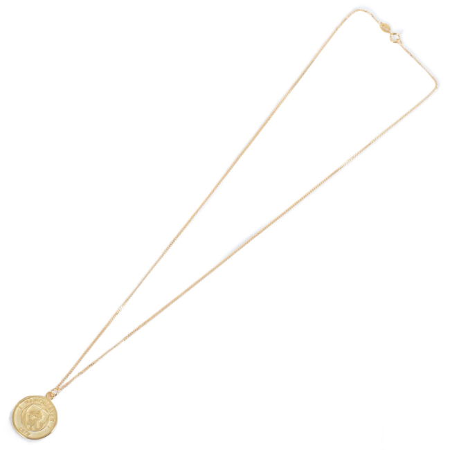 Manchester City FC 18ct Gold Plated on Silver Pendant & Chain (Coll...