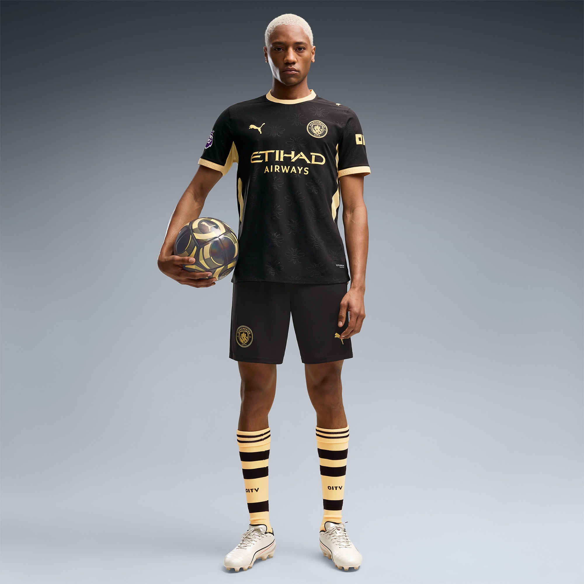 [SJH] Manchester City 2026/27 Away On-Field Authentic Jersey - Black
