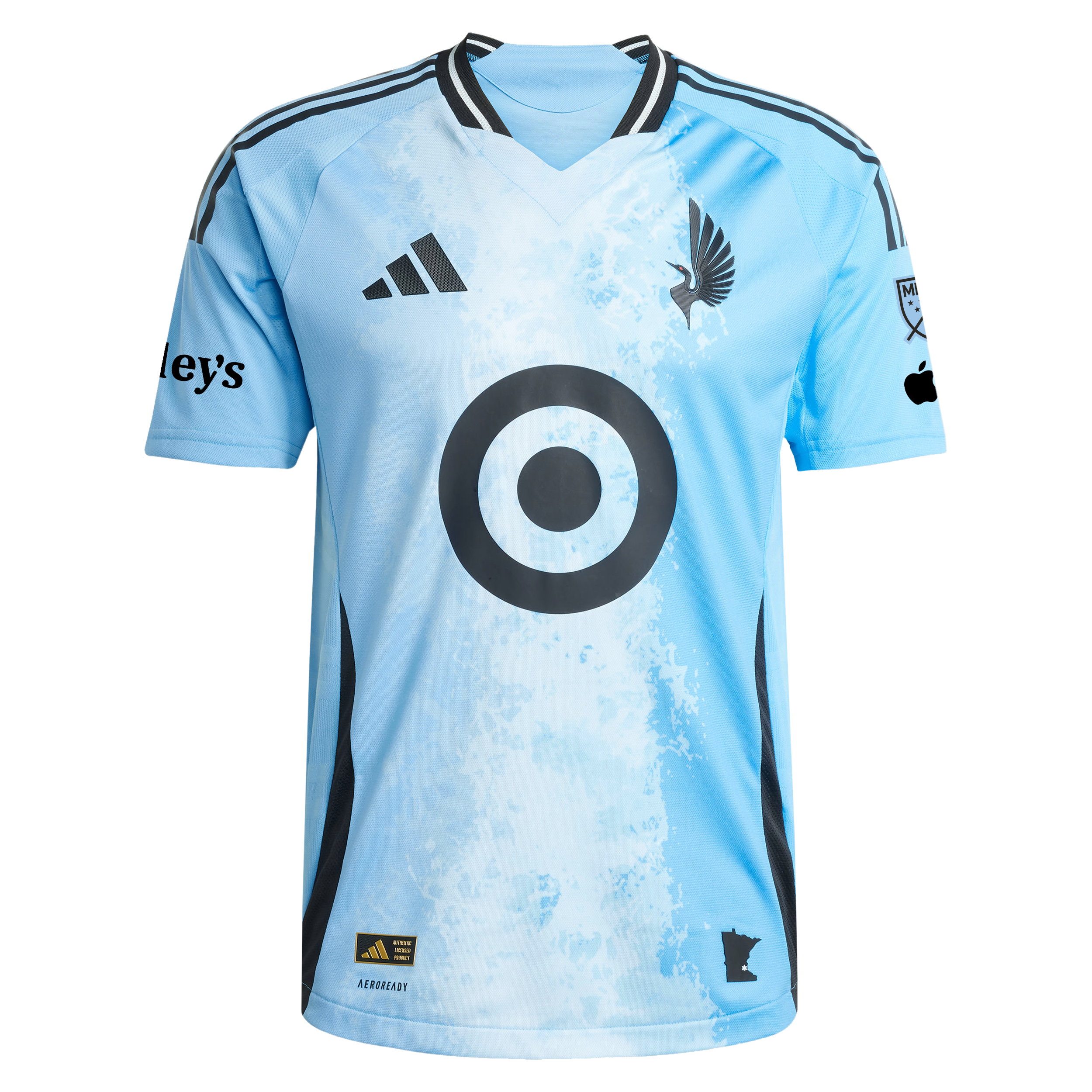 [SJH] James Rodriguez Minnesota United FC 2025 CONVERGENCE On-Field Authentic Jersey - Blue