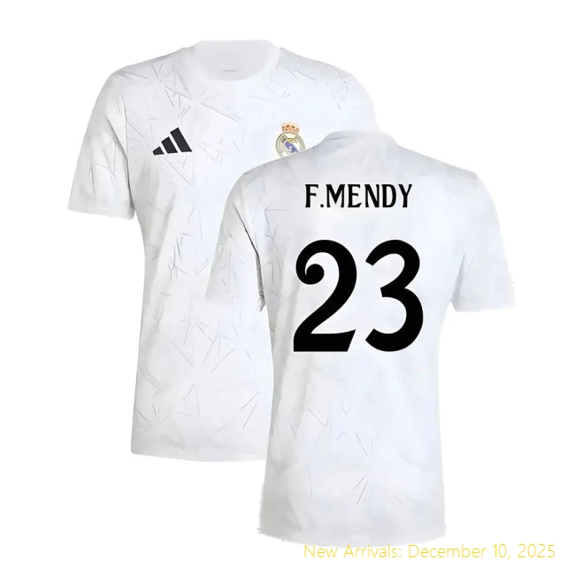 2024-2025 Real Madrid Home Shirt - Premium Fan Gear (Mendy 23) -...