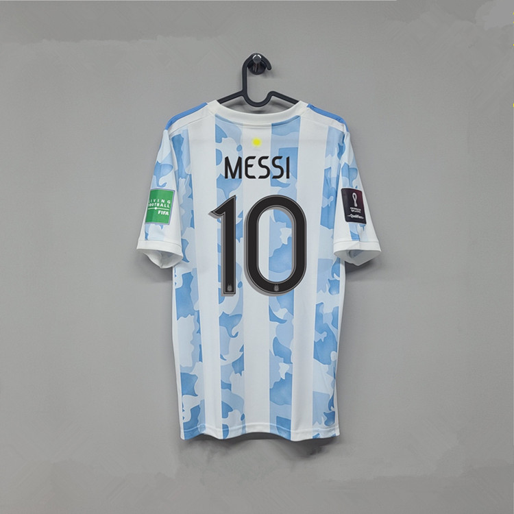 ARGENTINA SOCCER SHIRT COPA AMERICA 2021 MESSI 10 FOOTBALL SHIRT -