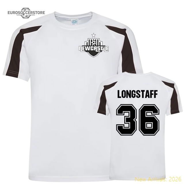Official Sean Longstaff Newcastle Sports Training Jersey (white